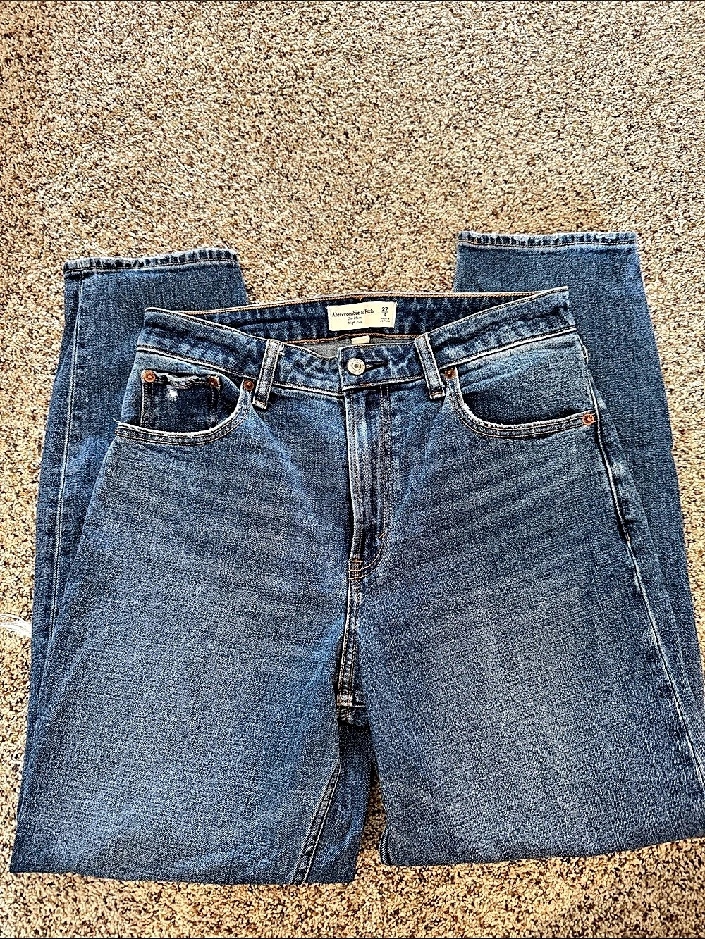 Abercrombie & Fitch high rise Mom fit -27